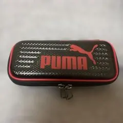 PUMA 筆箱 ペンケース ハードケース　ブラック レッドのサムネイル