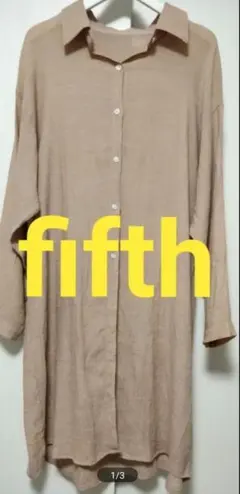 fifth★シアーロングシャツ　シアーロングカーディガンのサムネイル