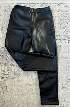 ZARAkids フェイクレザー裏起毛レギンス 104cm