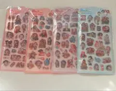 ボンボンドロップシール風4枚セット 立体 ぷっくり シール　K-POP