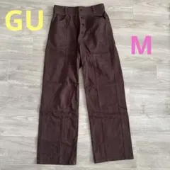 GU ジーユー　ハイウエストデニム　デニム　ストレートデニム