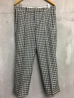 トゥモローランド ウール ギンガム チェック パンツ 日本製のサムネイル