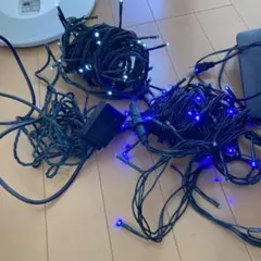 7パターンLED 青色と白色セット　クリスマスイルミネーション