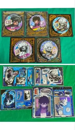 僕のヒーローアカデミア バースデイ缶バッジ 名場面ジオラマフィギュア 荼毘