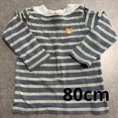 【1/4まで】ホットビスケッツ ストライプ Tシャツ 80サイズ