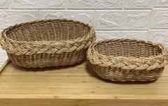 UTILEユティル洗えるバスケット　電子レンジOK