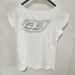 55DSL ノースリーブ Tシャツ ホワイト バックプリントのサムネイル