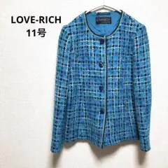 LOVE RICH ラブリッチ レディースロングコート サイズ9AR 新品 - メルカリ