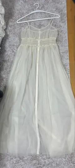 NICE CLAUPアイボリー キャミワンピース