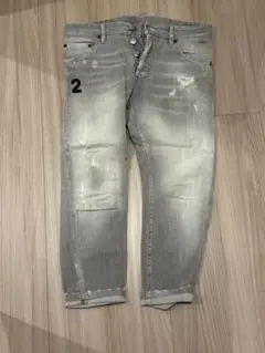 DSQUARED2 ダメージ加工デニムパンツ 48