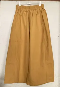 値下げします！新品未使用　 Aラインワイドパンツ　ナチュラン　これからの季節に