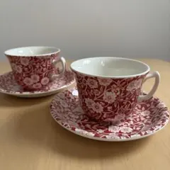 バーレイ レッドキャリコ•レッドフェリシティ　ボウルセット バーレイ レッドキャリコ•レッドフェリシティ ボウルセット - メルカリ