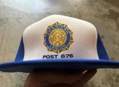 激レアプリント USA デッドストック AMERICAN LEGION キャップ