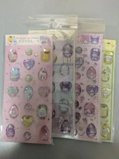 【正規品】定価販売　サンリオ　ストーンシール　4枚 ボンボンドロップ風　即日発送