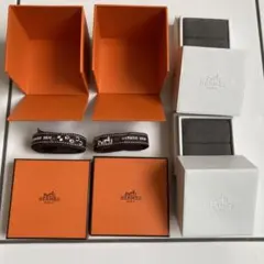 エルメス　オレンジBOX、ジュエリーケース、リボン各2