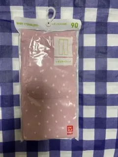 【新品未開封】ユニクロ　レギンス 10分丈　レギュラーフィット　90 ピンク