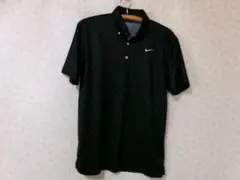104509 ナイキゴルフ　ポロシャツ　黒ドット　サイズM