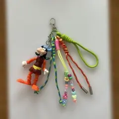 じゃらじゃらキーホルダー　バッグチャーム　スマホチャーム　グーフィー