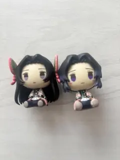 鬼滅の刃　ちょこのっこフィギュア 胡蝶しのぶ 胡蝶カナエ