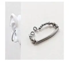 祝日１０％OFF◎総額３３０円より　スリムモダンシルバー▷調節可能イヤーカフ