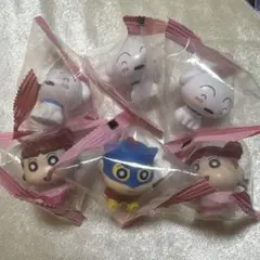 クレヨンしんちゃん ミニフィギュア 6点セット　しんちゃん ネネちゃん シロ