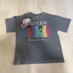 訳あり　新品タグ付きプリンセス Tシャツ グレー 100cm