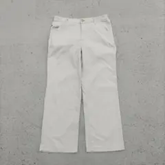 白 ワイドパンツ L ストレート チノパン きれいめ シンプル y2k