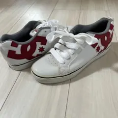 DC SHOES ローカットスニーカー ホワイト レッドのサムネイル