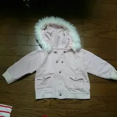 コムサ ピンク パーカー 80