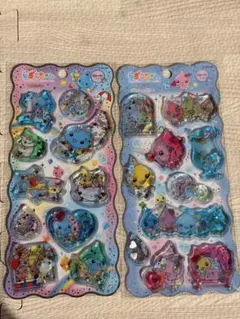 しずくちゃんウォーターシール カプセルシール他5枚 묶음 판매