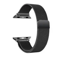アップルウォッチ用ミラネーゼループ ブラック 42/44/45/46/49mm