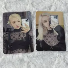 【公式】BLACKPINK ロゼ BORN PINK トレカ2枚