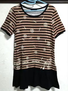 INGEBORG♡ ボーダー♡カメリア♡ロゴ♡ 半袖チュニック