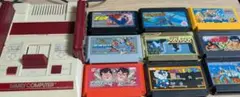 ジャンク品　ファミコン　本体　ソフト９本セット