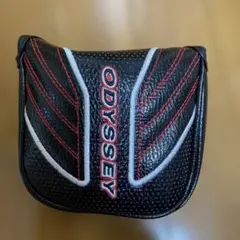 p*a様 ODYSSEY パター用ヘッドカバー 黒/赤