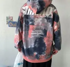 Lメンズ パーカー タイダイ 長袖 オルチャン 韓国5
