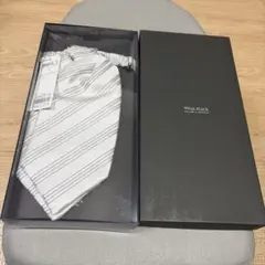 限定値下未使用タグ箱付GOTAIRIKUWEAR BLACK 絹製フォーマルタイのサムネイル