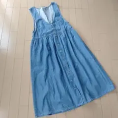 ehka sopo デニムジャンパースカート