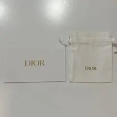 新品未使用　DIOR ディオール　巾着１つ　封筒5枚セット