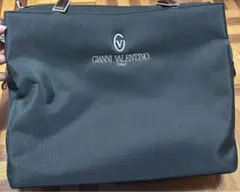 GIANNI VALENTINO ブラックトートバッグ　ジャンニバレンチノのサムネイル