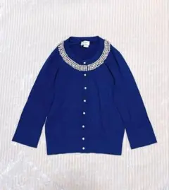 Kate Spade ビジュー装飾カーディガン ブルーのサムネイル