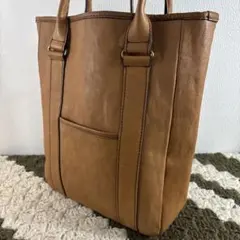 SAZABY サザビー 本革レザー シュリンクレザー　 トートバッグ