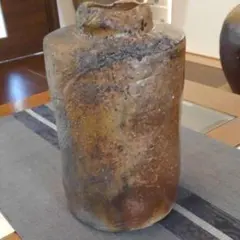 渋い　花器　13　備前焼