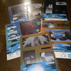 一番くじ　NARUTO ナルト　J賞　クリアファイル&ステッカー　7種コンプ