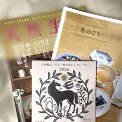 天然生活1月号　付録付き