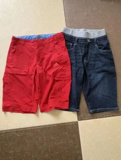 adidas・西松屋ハーフパンツセット（140）