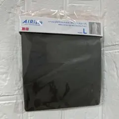 新品／エアリズム UVカットハイネックT （ノースリーブ）L グレー