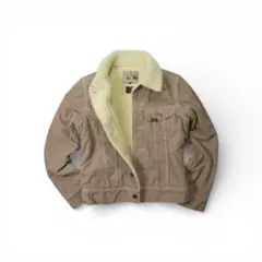 【極暖】Lee ストームライダー 裏ボア コーデュロイジャケット ベージュ S