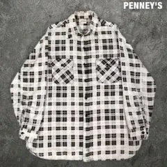 レア】ビンテージ Penney's プリントネル マチネル 50s 60s L - メルカリ