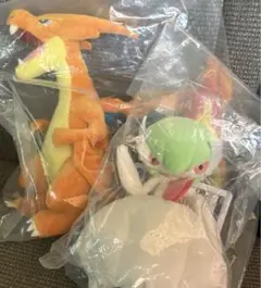 一番くじ ポケモン メガシンカ B賞メガリザードンY、D賞サーナイト　ぬいぐるみ